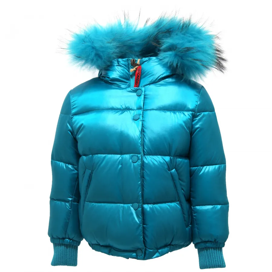 5391T piumino bimba girl FREEDOMDAY LAKE turquoise jacket