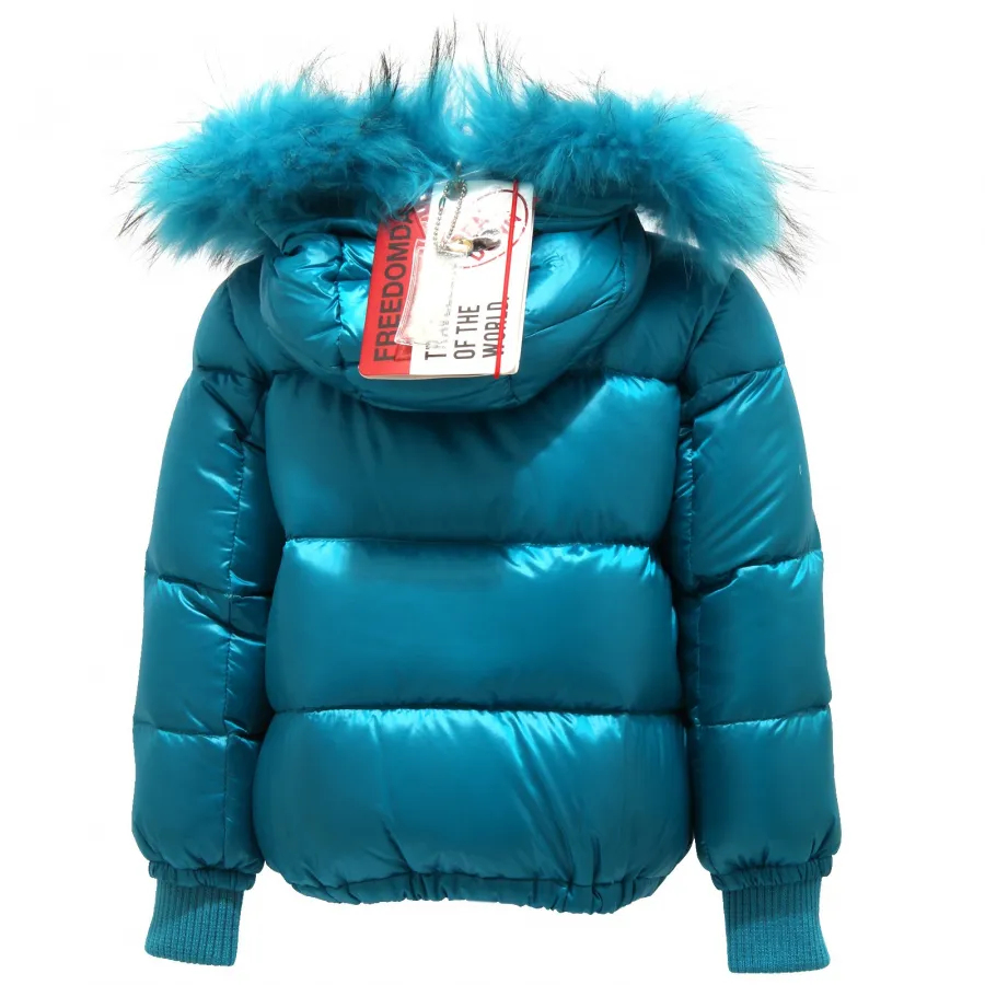 5391T piumino bimba girl FREEDOMDAY LAKE turquoise jacket