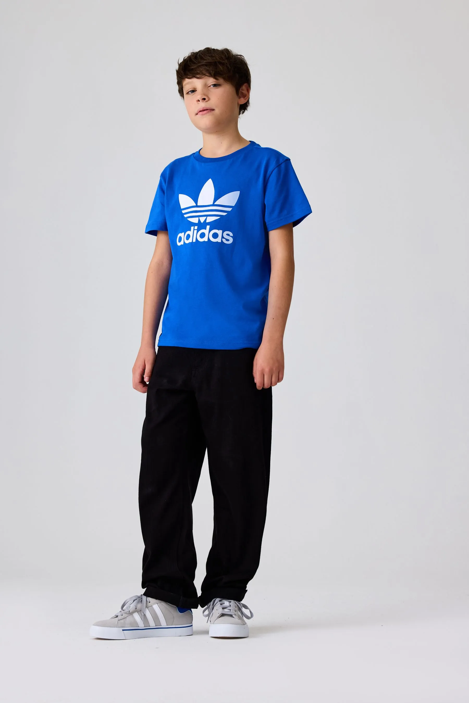 Adidas Trifoglio Bambino 100% Cotone T-Shirt    