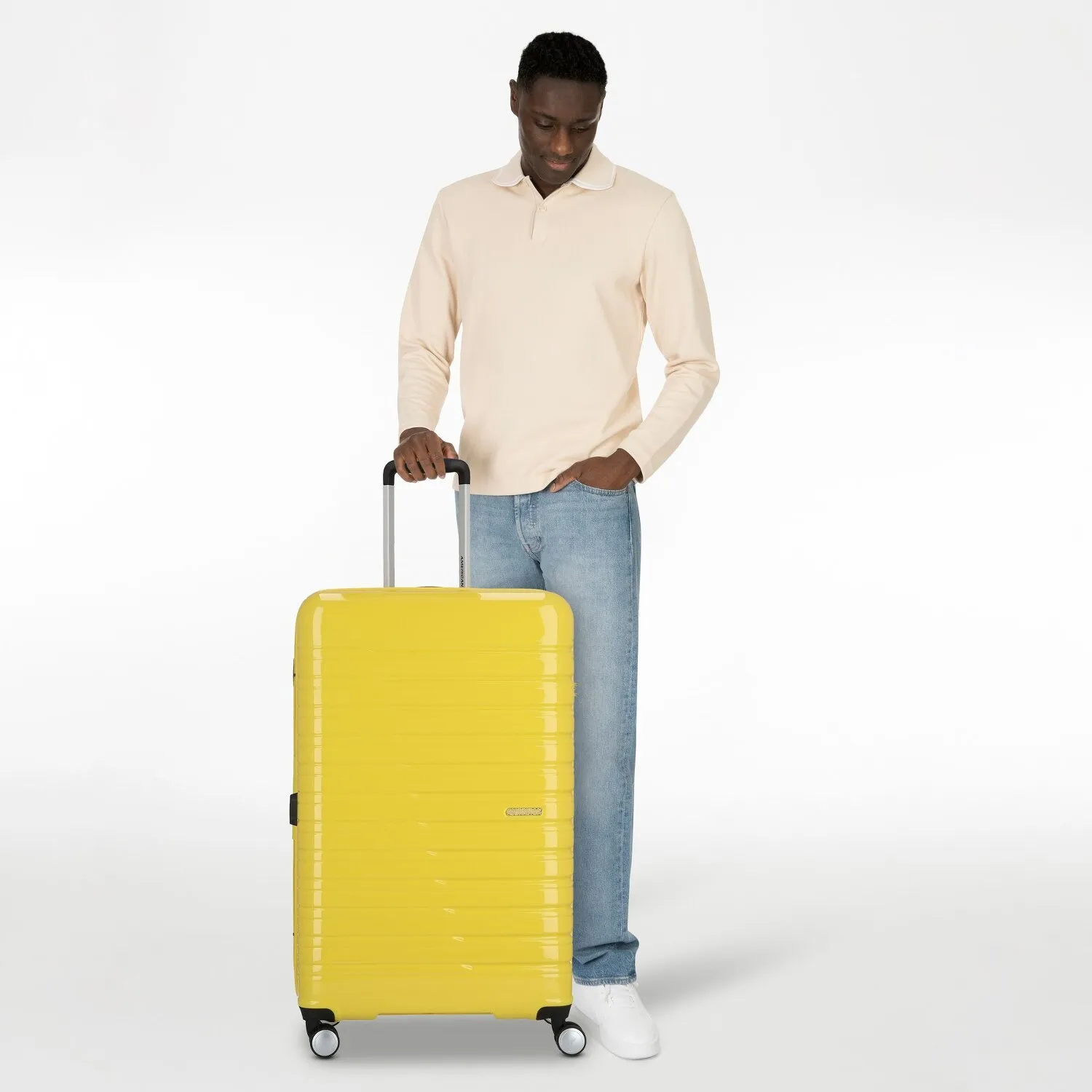 American Tourister FLASHLINE POP 4 ruote Carrello XL 78 cm con piega di espansione