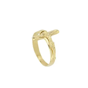 Anello con Croce Oro Giallo