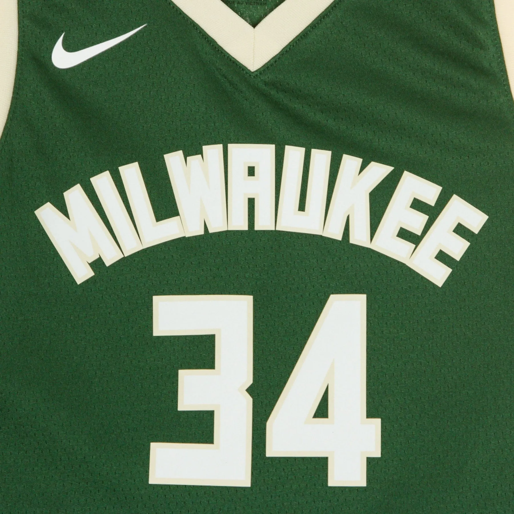 Canotta Basket Ragazzo Nba Swingman Jersey Icon Edition No 34 Giannis Antetokounmpo Milbuc Original Team Colors