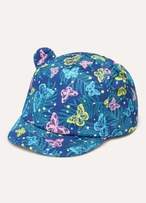 Cappello da baseball in puro cotone neonata