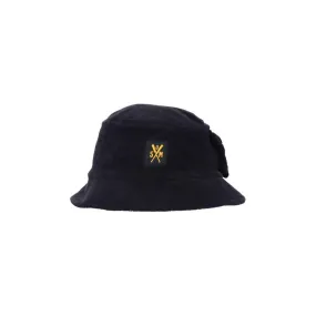 cappello da pescatore uomo bucket hat BLACK