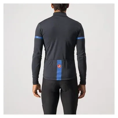 Castelli Fondo 2 Jersey Black / Reflex Blue