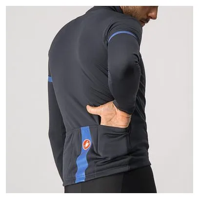 Castelli Fondo 2 Jersey Black / Reflex Blue