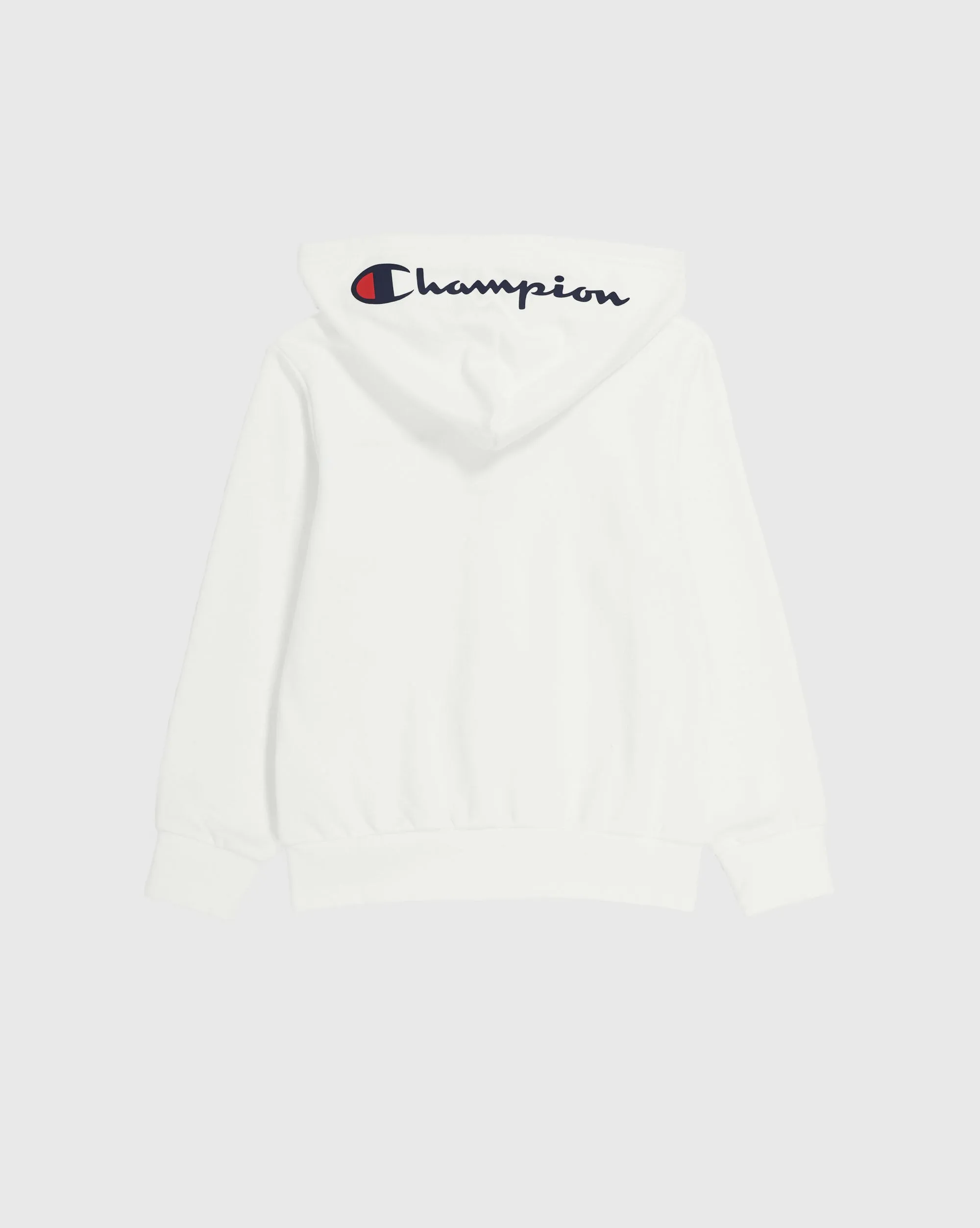 Champion Felpa Con Cappuccio Full Zip Mini Logo Bianco Bambino