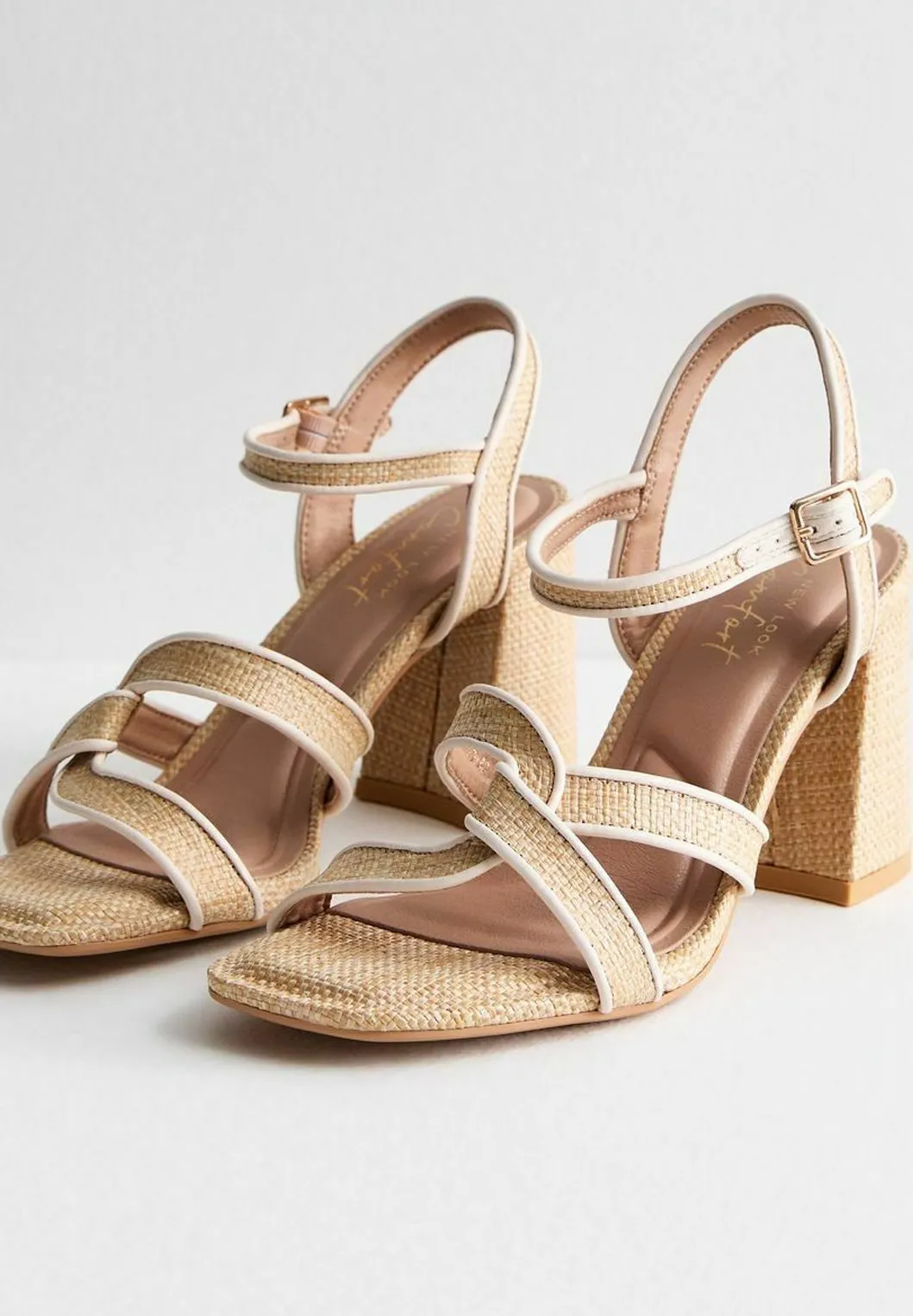 COMFORT TWIST BLOCK HEEL - Sandali