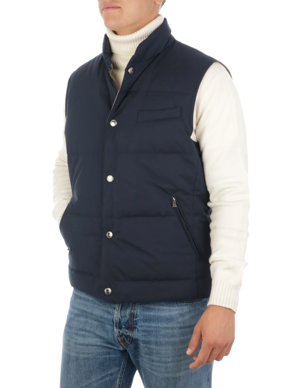 CORNELIANI 										 Gilet Uomo Imbottito in Piumino 									