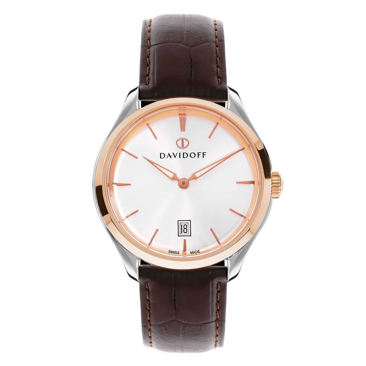 Davidoff Orologio al quarzo Essentials No. 1 Acciaio inossidabile