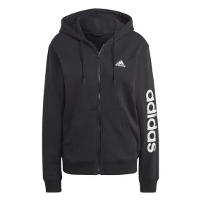 Felpa con cappuccio Adidas Essentials Linear Full-Zip French Terry