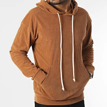 Felpa con cappuccio Camel