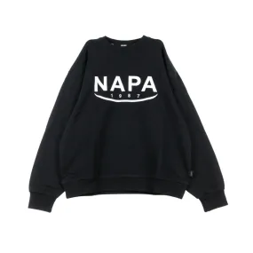 FELPA GIROCOLLO B-AROSA CREW SWEAT BLACK