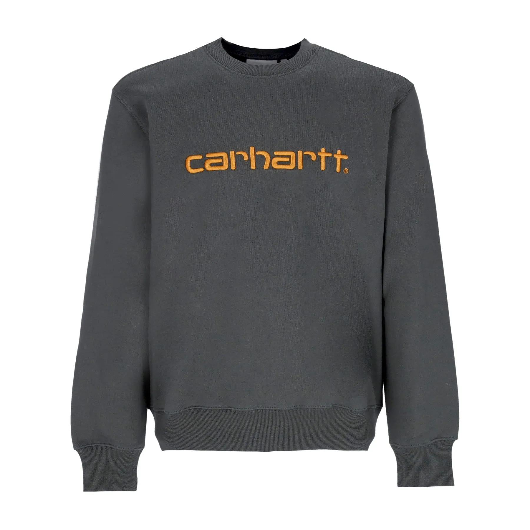 Felpa Girocollo Uomo Carhartt Sweat Boxwood/ochre