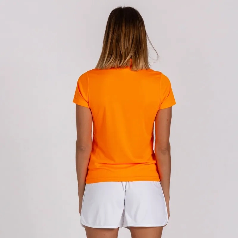 Hobby Women Polo Shirt Orange Fluor S/S