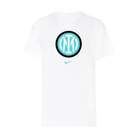 IM NIKE T-SHIRT LOGO CREST BIANCA UOMO