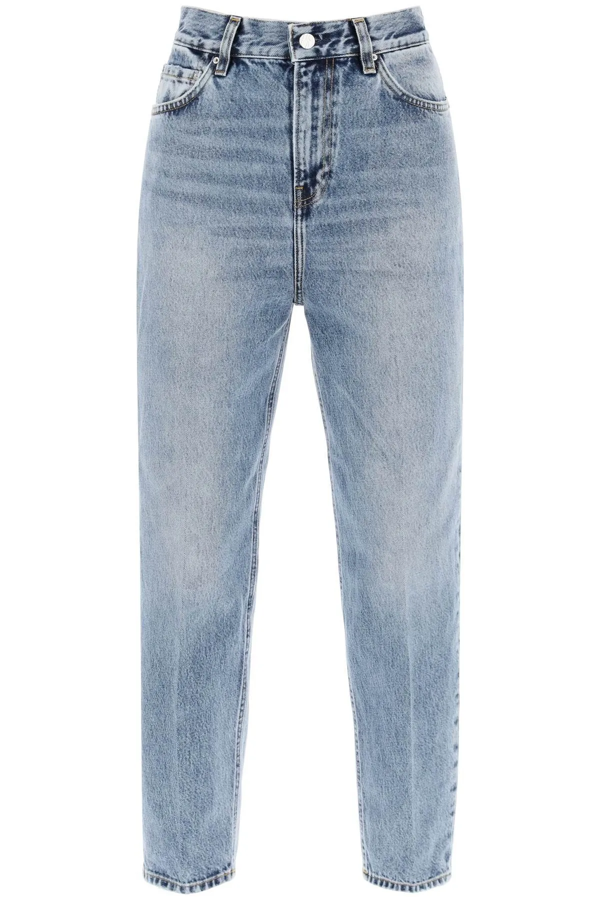 Jeans affusolati in denim organico