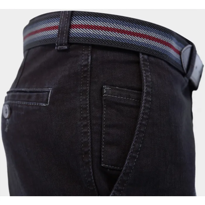 Jeans uomo Henk ter Horst Mitchy con tasche laterali Nero