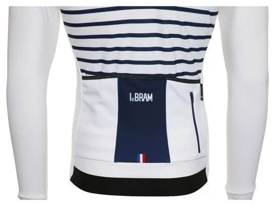 LeBram Ventoux Long Sleeve Jersey White Blue