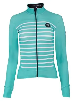 LeBram Ventoux Women Long Sleeves Jersey White Adjusted Fit