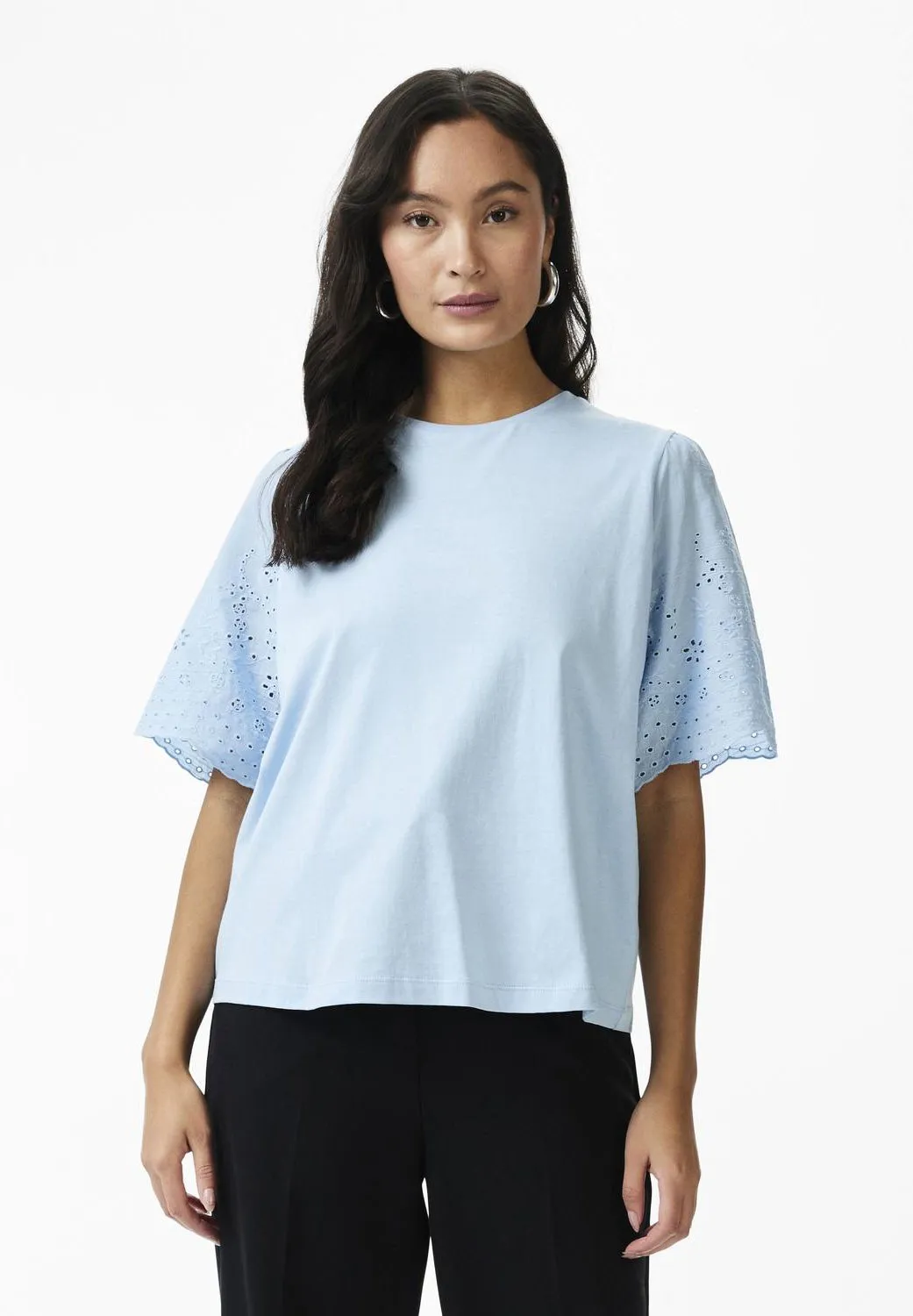 LEX SS W EMB SLEEVES S NOOS - T-shirt con stampa