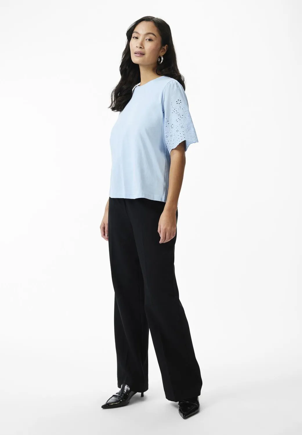 LEX SS W EMB SLEEVES S NOOS - T-shirt con stampa