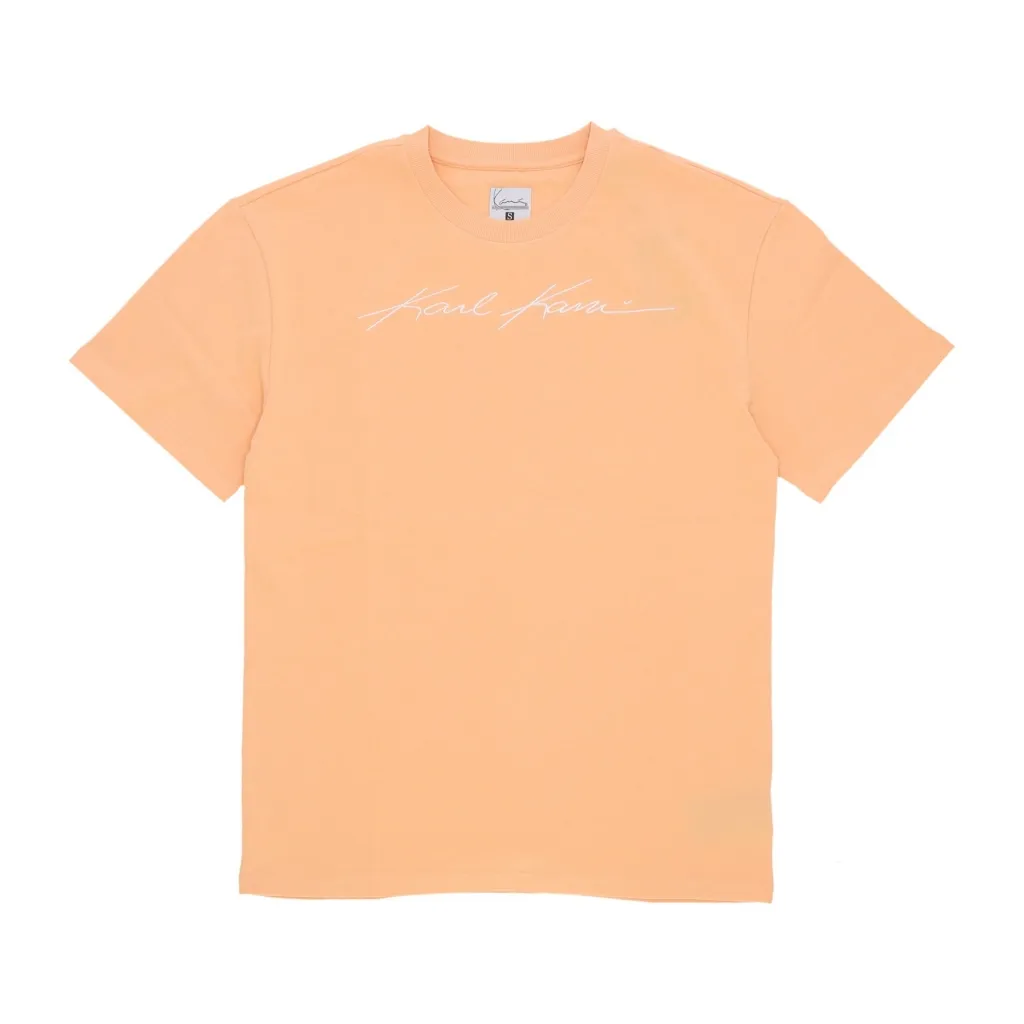 maglietta uomo autograph heavy jersey boxy tee APRICOT