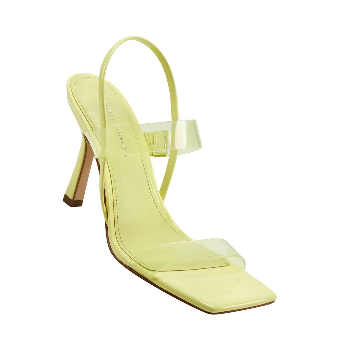 Marc Fisher Heels & Pumps Dekle Sandalo con tacco da donna giallo