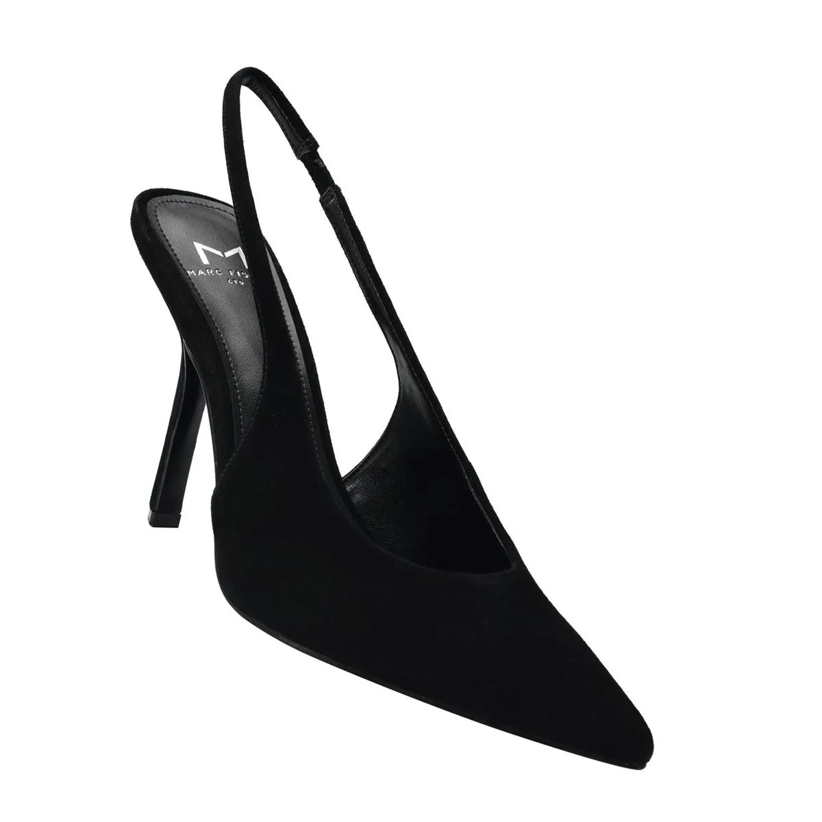 Marc Fisher Heels & Pumps in saldo Emalyn Slingback Pump Donna Pelle Scamosciata Nera