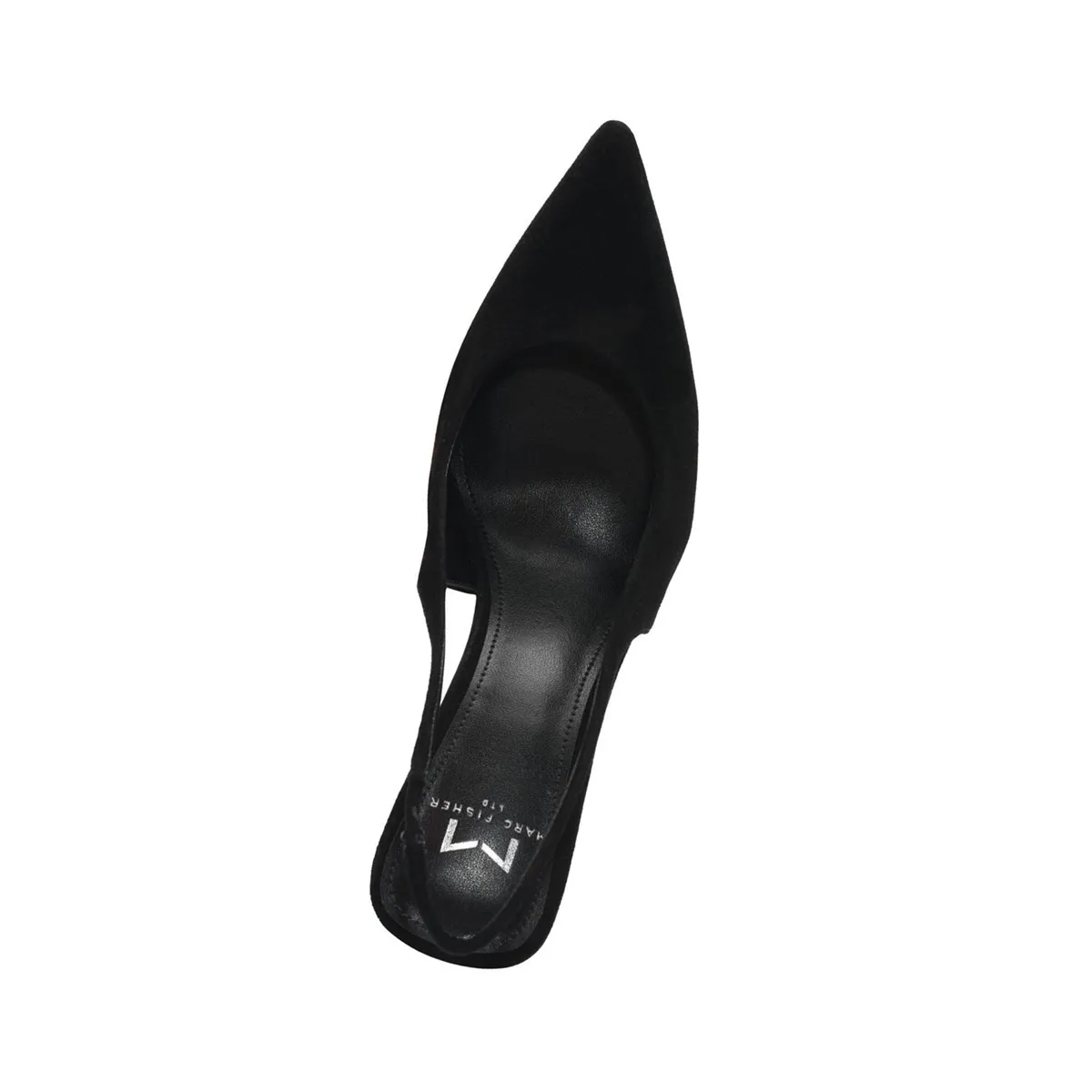 Marc Fisher Heels & Pumps in saldo Emalyn Slingback Pump Donna Pelle Scamosciata Nera