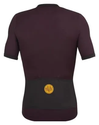 Mavic Heritage Short Sleeved Jersey Aubergine/Black