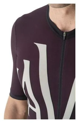 Mavic Heritage Short Sleeved Jersey Aubergine/Black