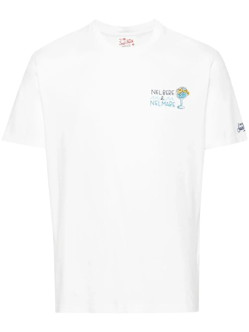Men's T-Shirt with Embroidery / White