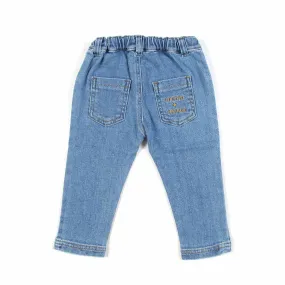 Mini Jeans Blu Chiaro Bimbo E Bimba