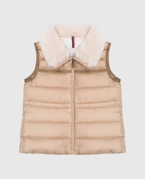 Moncler ENFANT Piumino beige per bambini Elisheba J29541A00074595FE810