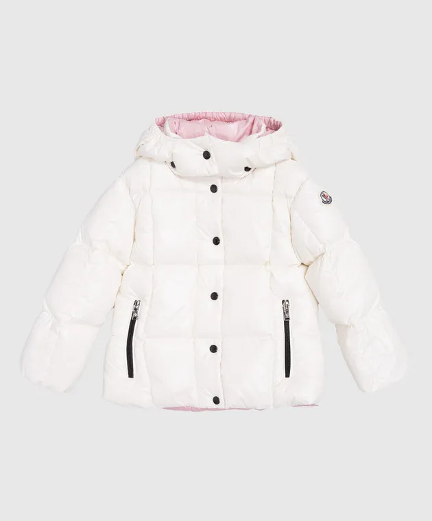 Moncler ENFANT Piumino Parana bianco da bambino J29511A0003868950