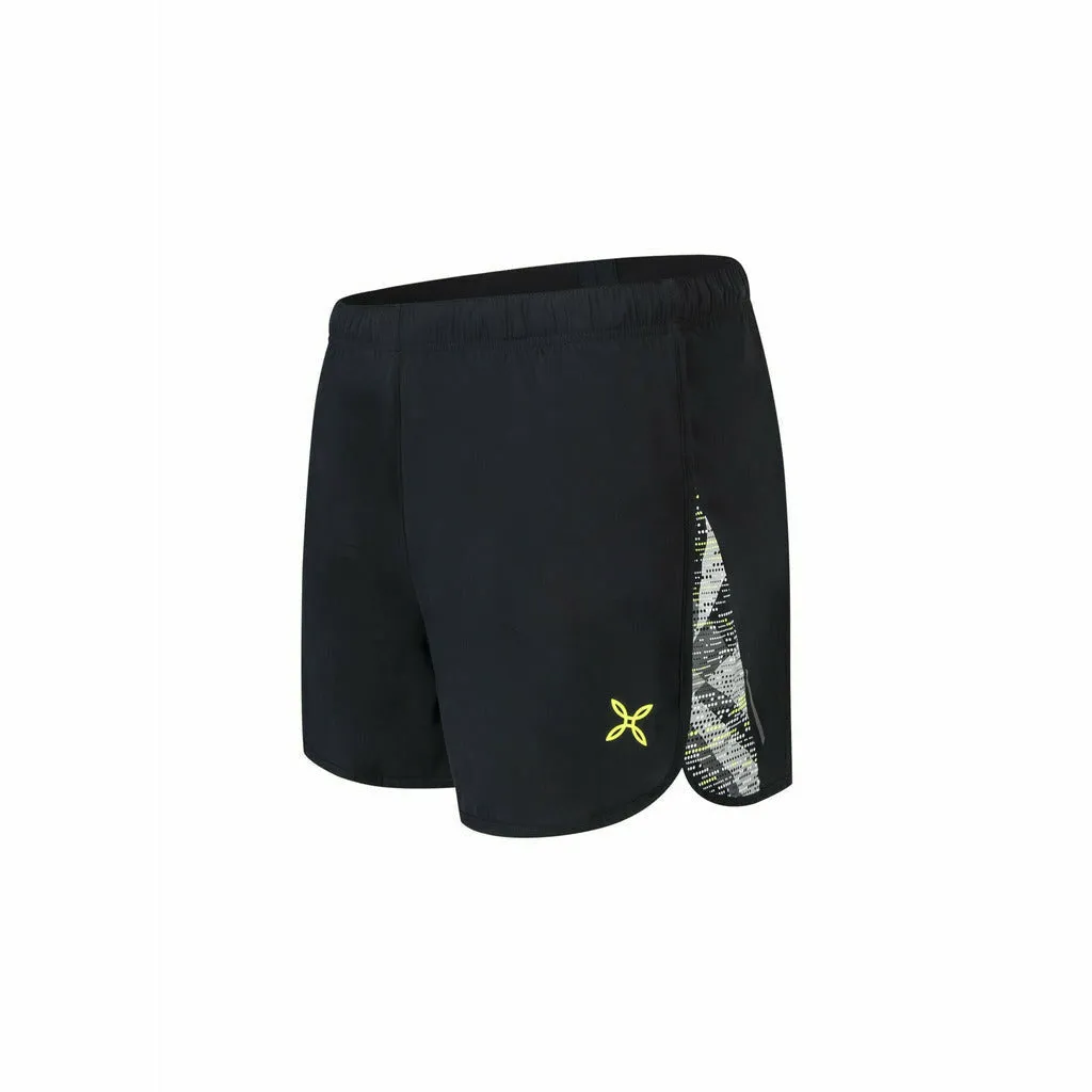 Montura Ghost Short Nero/Fluo - Pantaloncini Running Uomo