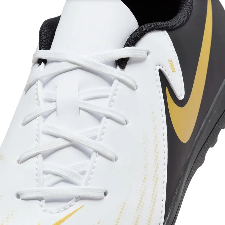 Nike scarpa da calcetto da ragazzo Phanton Gx II Club TF FJ2604-100 bianco-nero-oro