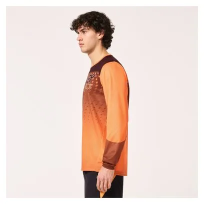 Oakley Seeker Gradient Orange Long Sleeve Jersey