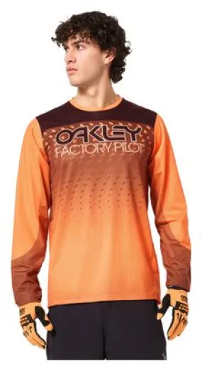 Oakley Seeker Gradient Orange Long Sleeve Jersey