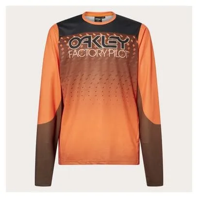 Oakley Seeker Gradient Orange Long Sleeve Jersey