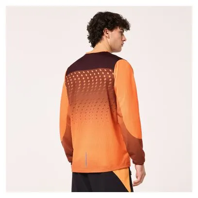 Oakley Seeker Gradient Orange Long Sleeve Jersey