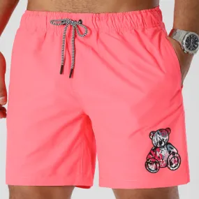 Pantaloncini da bagno Essentials Art Series rosa fluo