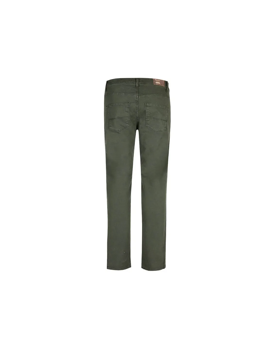 Pantalone in cotone 5 tasche Jeans Verde Oliva Mod Treviglio