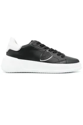 PHILIPPE MODEL Calzature,Sneakers Sneakers Tres Temple Nero Bianco 