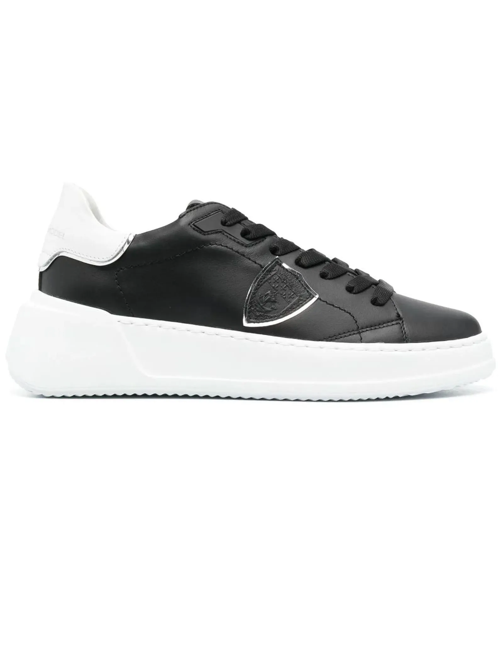 PHILIPPE MODEL Calzature,Sneakers Sneakers Tres Temple Nero Bianco 