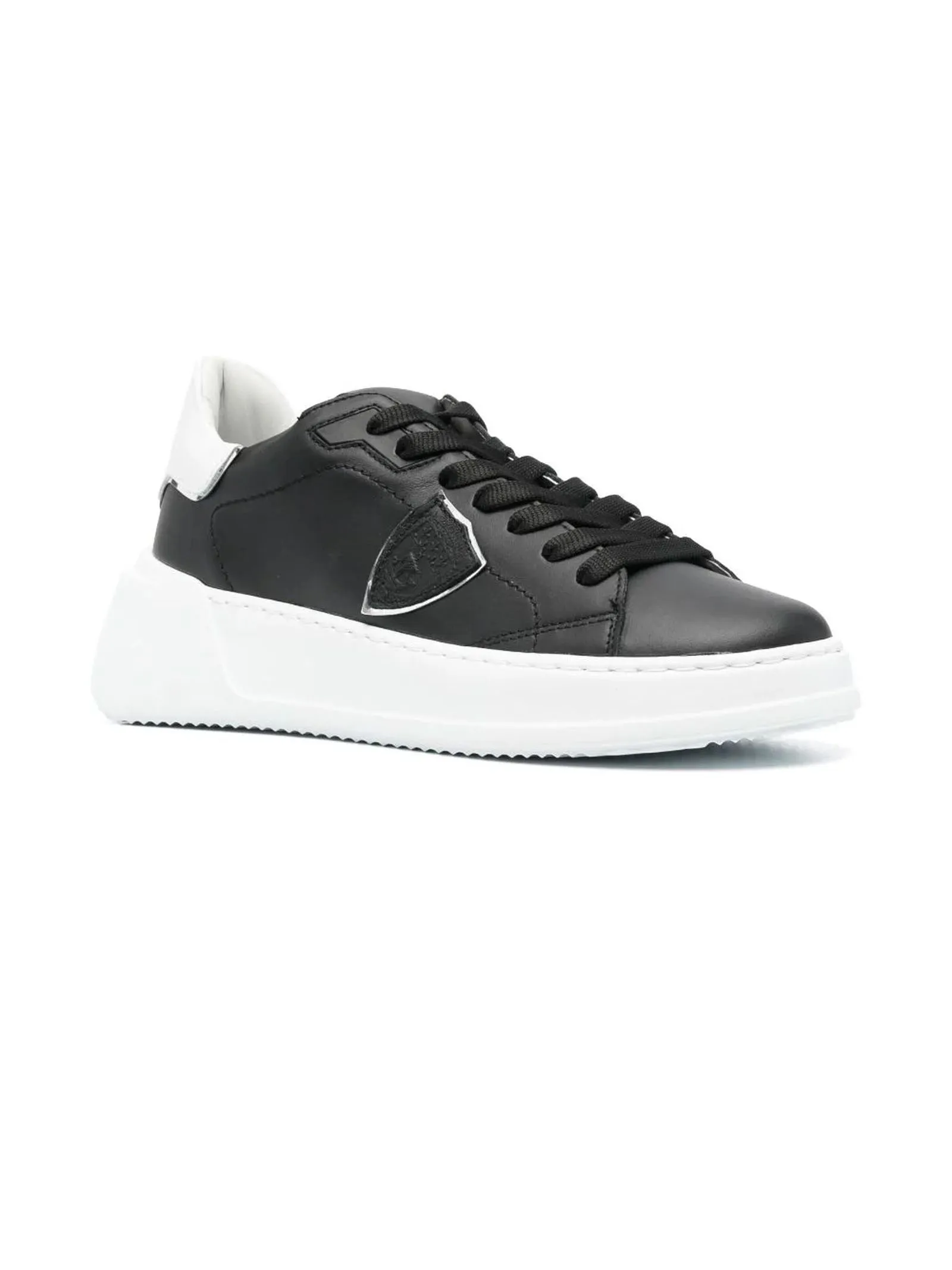 PHILIPPE MODEL Calzature,Sneakers Sneakers Tres Temple Nero Bianco 