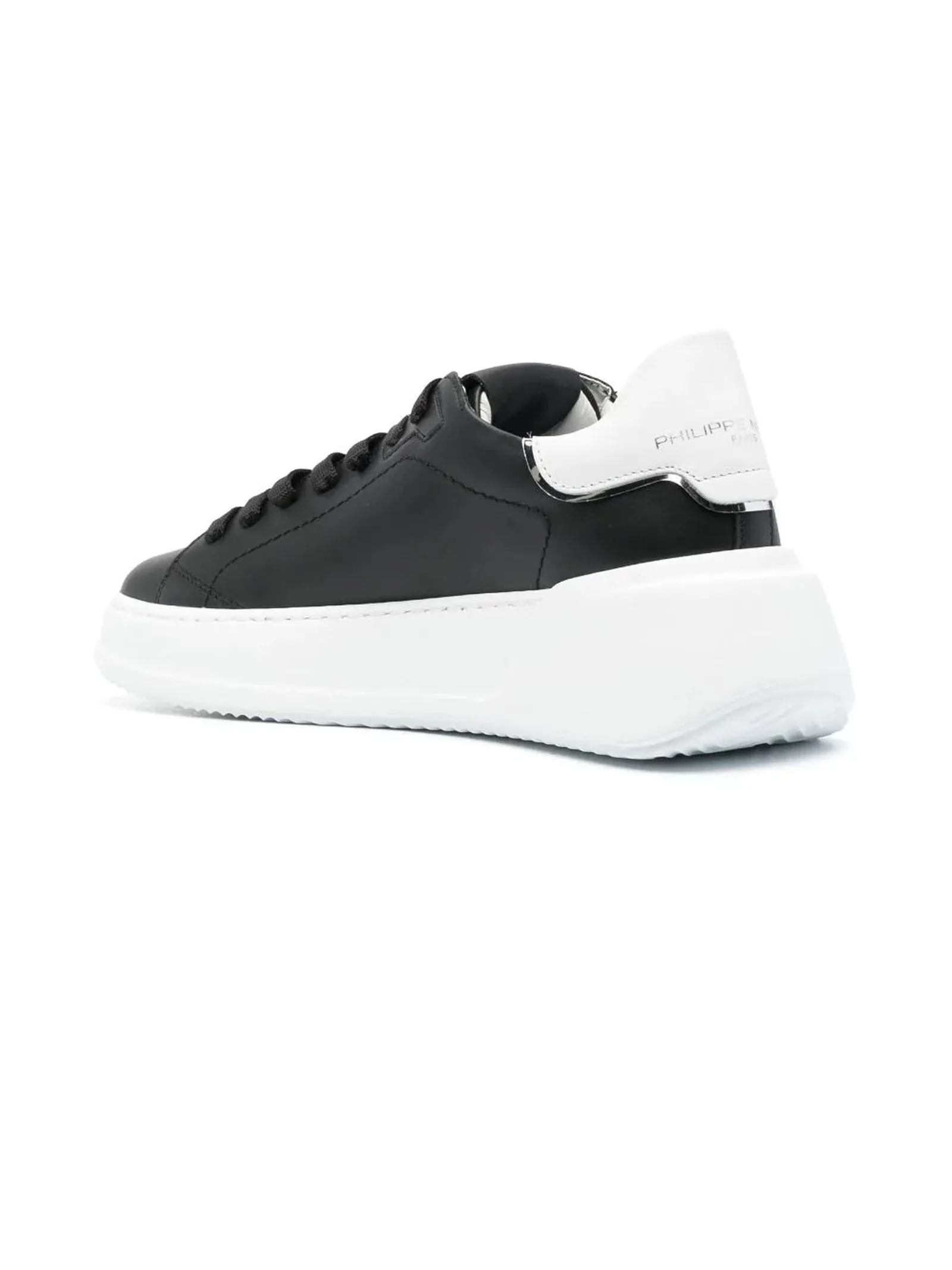 PHILIPPE MODEL Calzature,Sneakers Sneakers Tres Temple Nero Bianco 