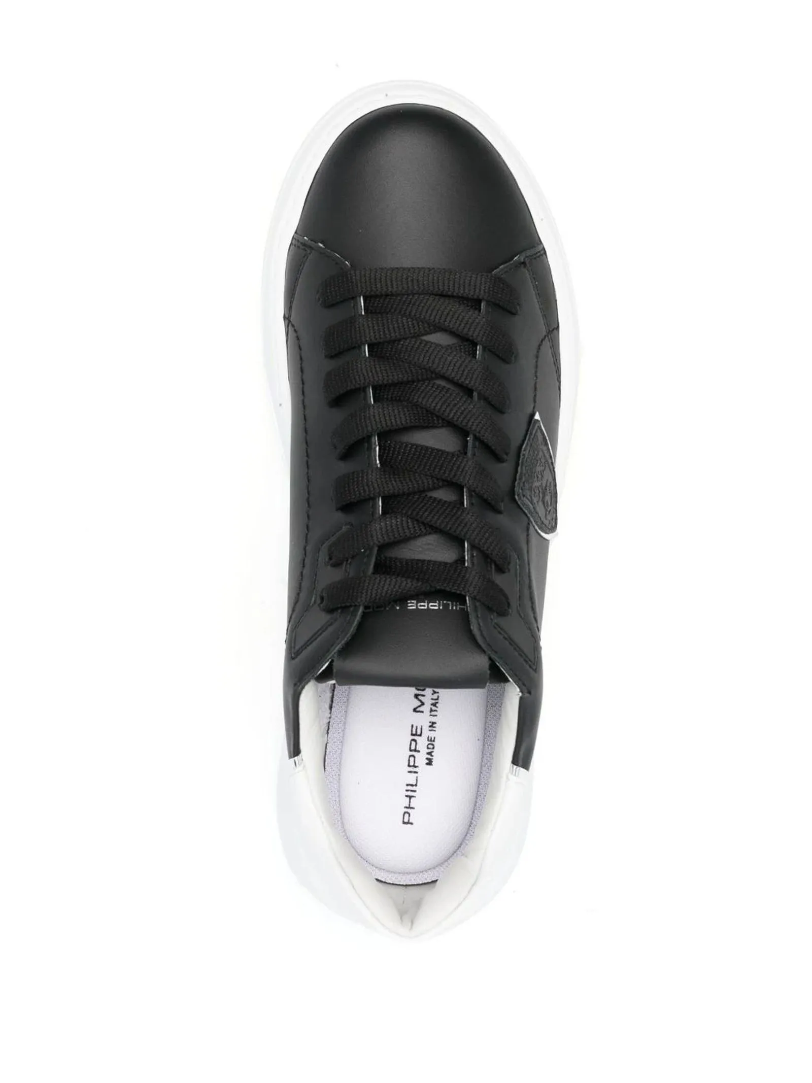 PHILIPPE MODEL Calzature,Sneakers Sneakers Tres Temple Nero Bianco 