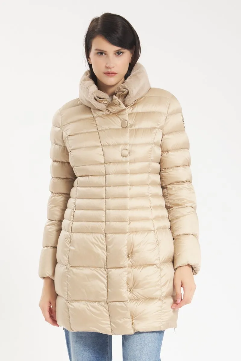 Piumino Donna Beige